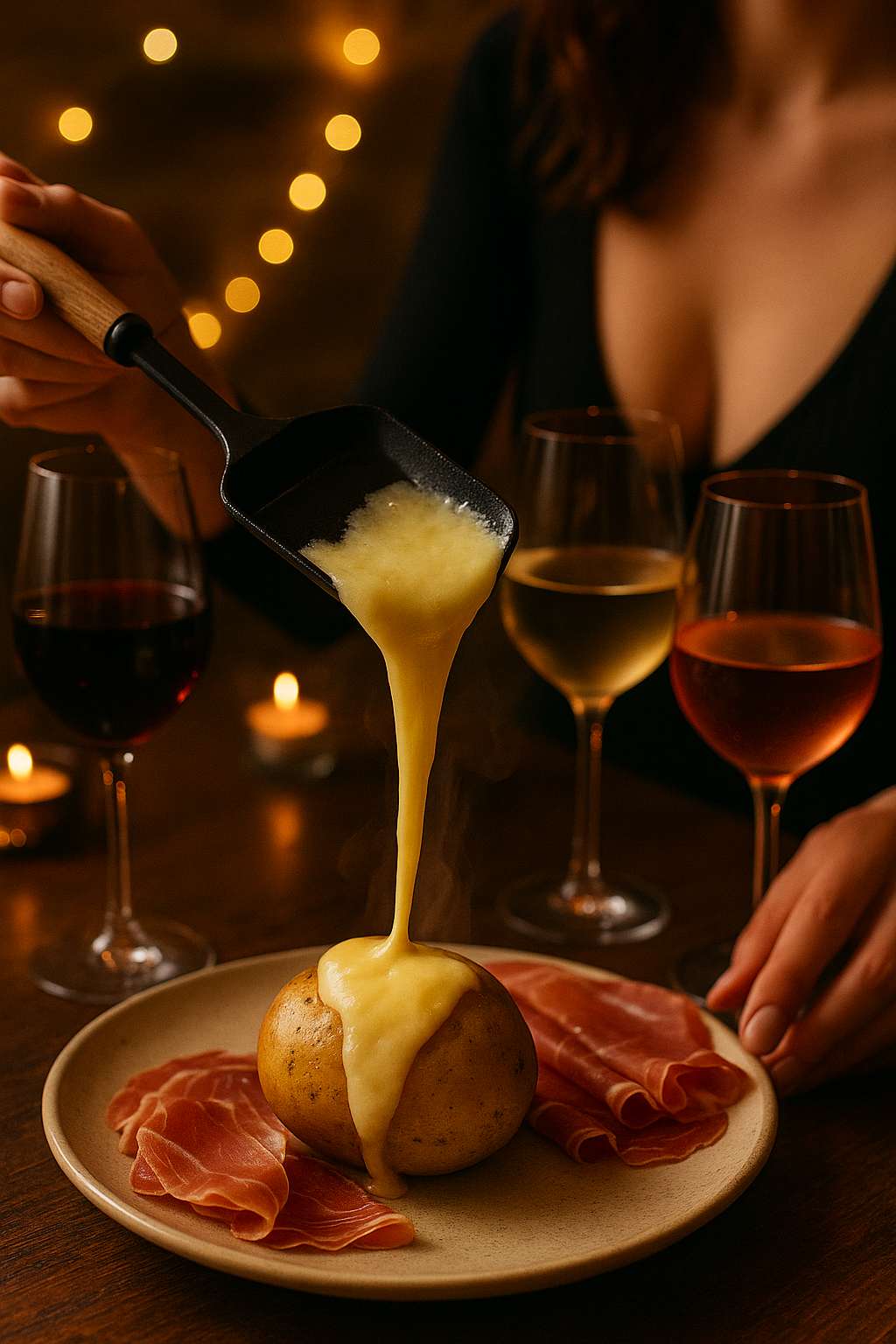 raclette et vins les nenettes du vin